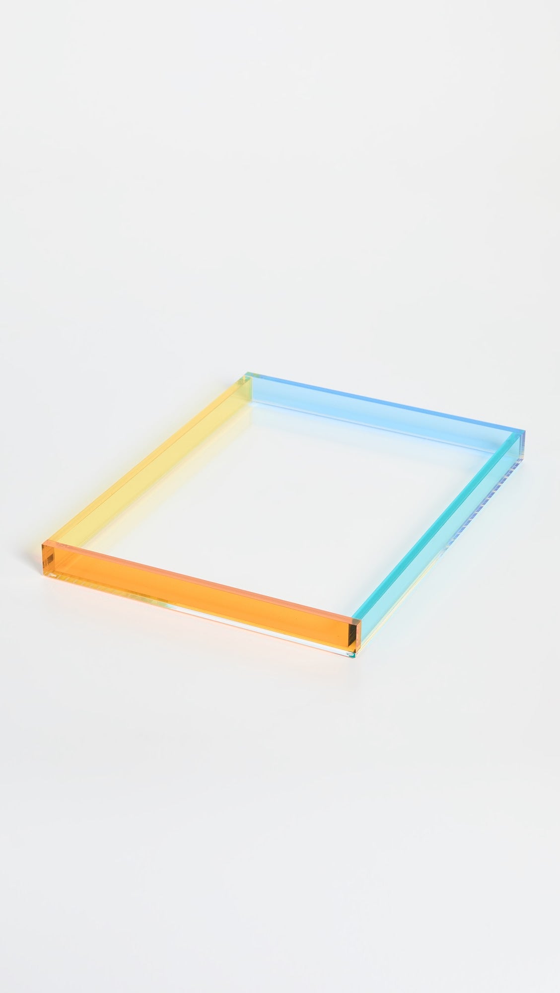 LUCITE COCKTAIL TRAY MULTI