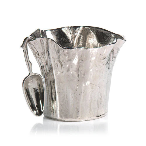 ALUMINUM ICE BUCKET WITH SCOOP