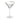 APERITIVO TRIANGLE MARTINI GOLD RIM SET/2