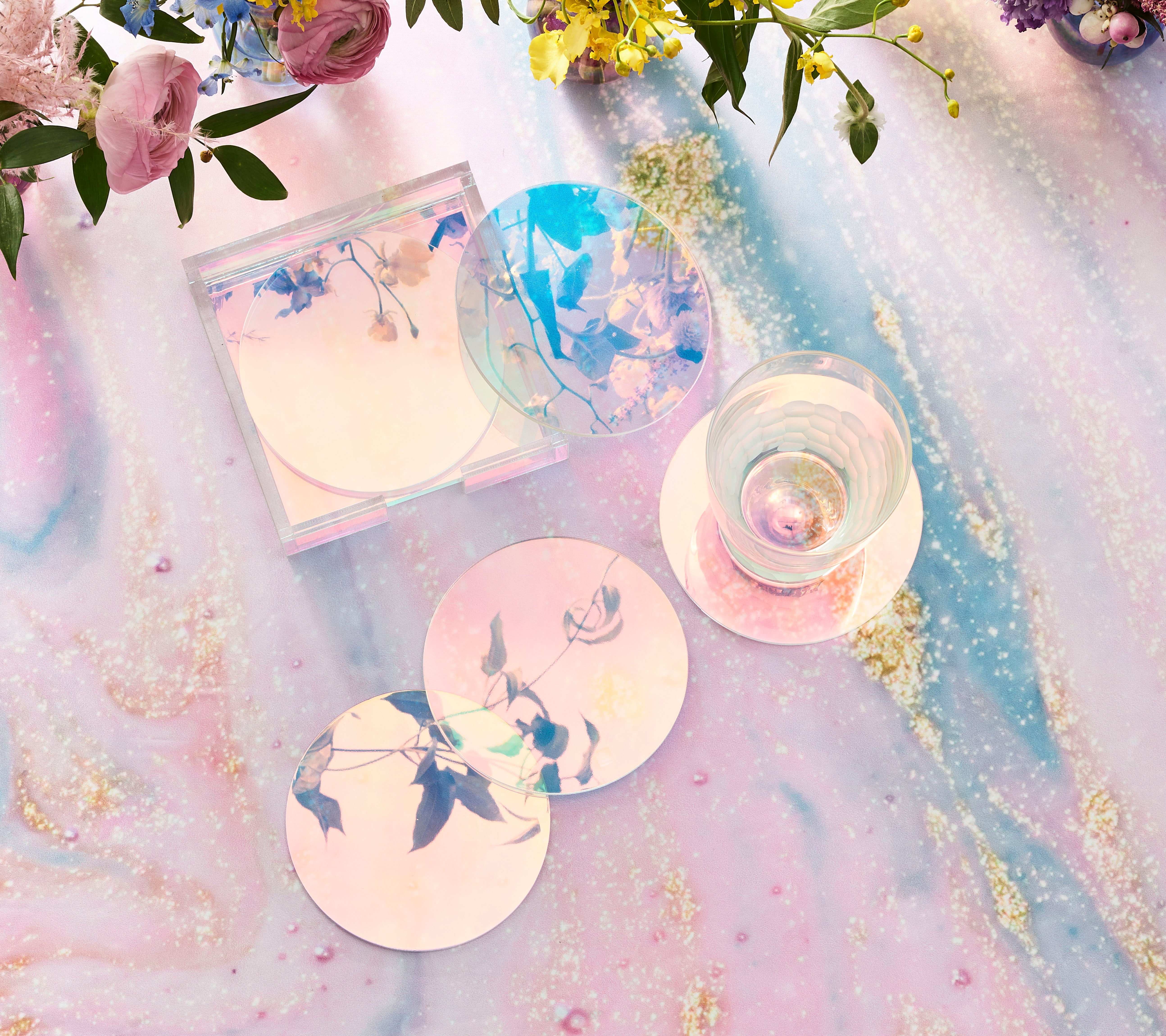 Iridescent Coasters (Set of 6)