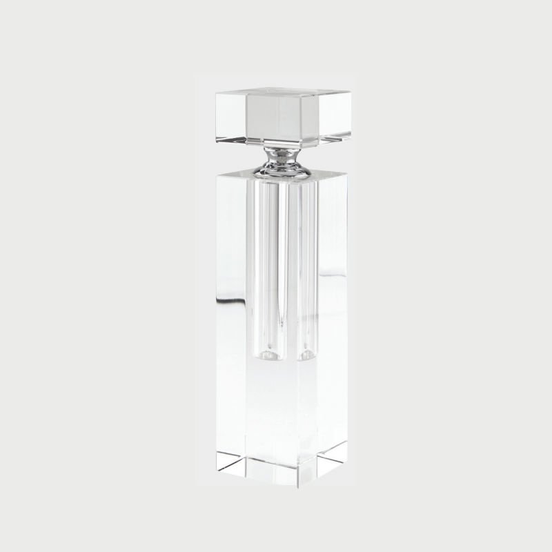 CRYSTAL PERFUME BOTTLE RECT TALL