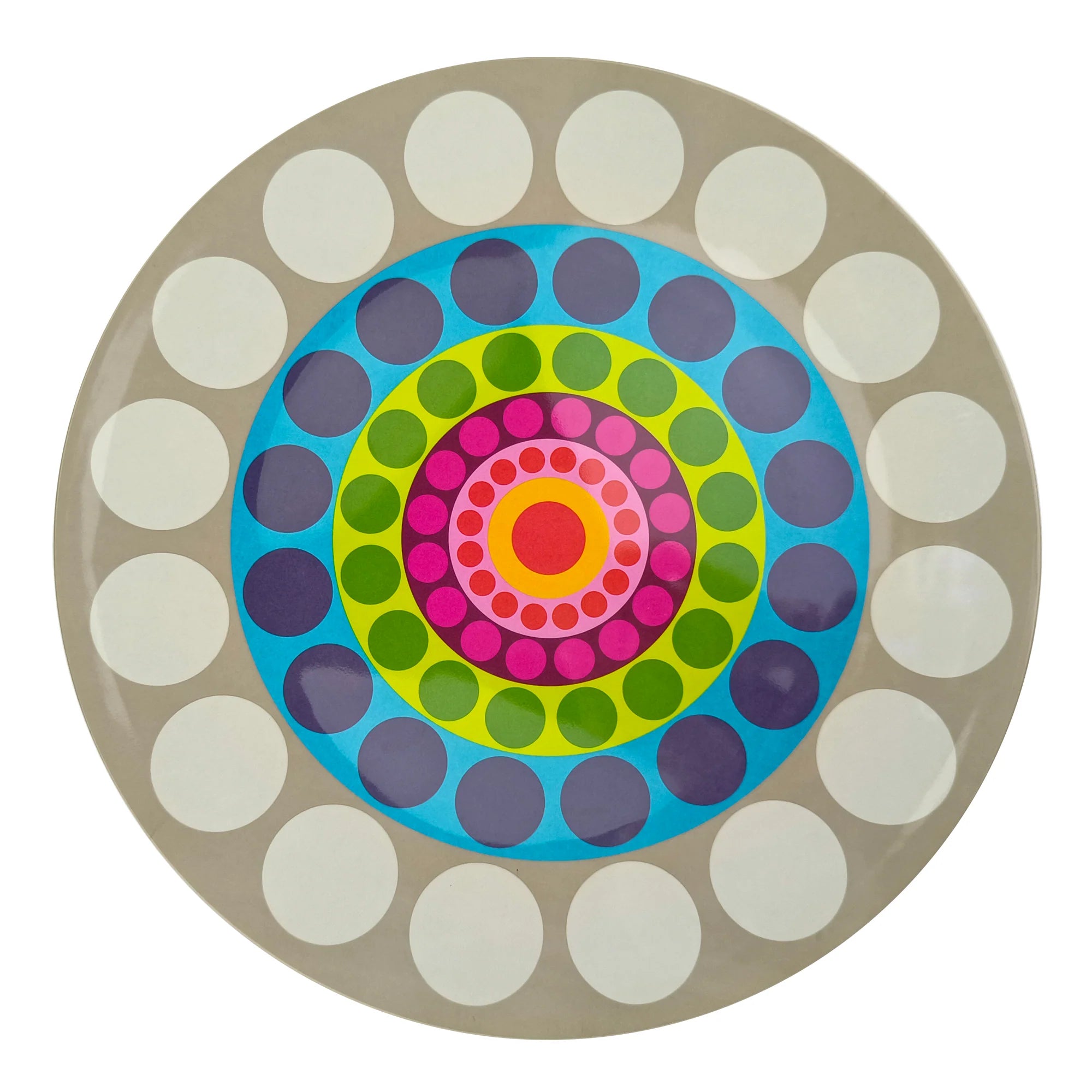 DIAL ROUND PLATTER