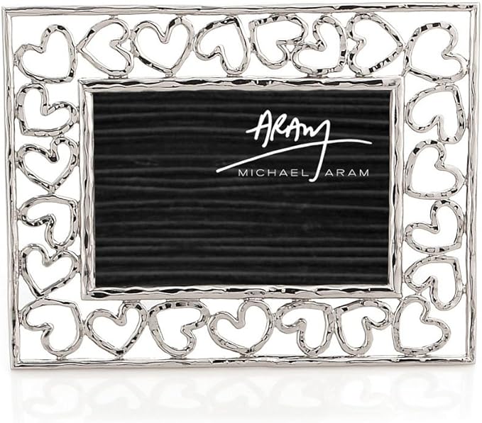 HEART FRAME 4X6 SILVER