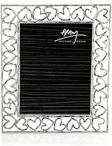 HEART FRAME 8X10 SILVER