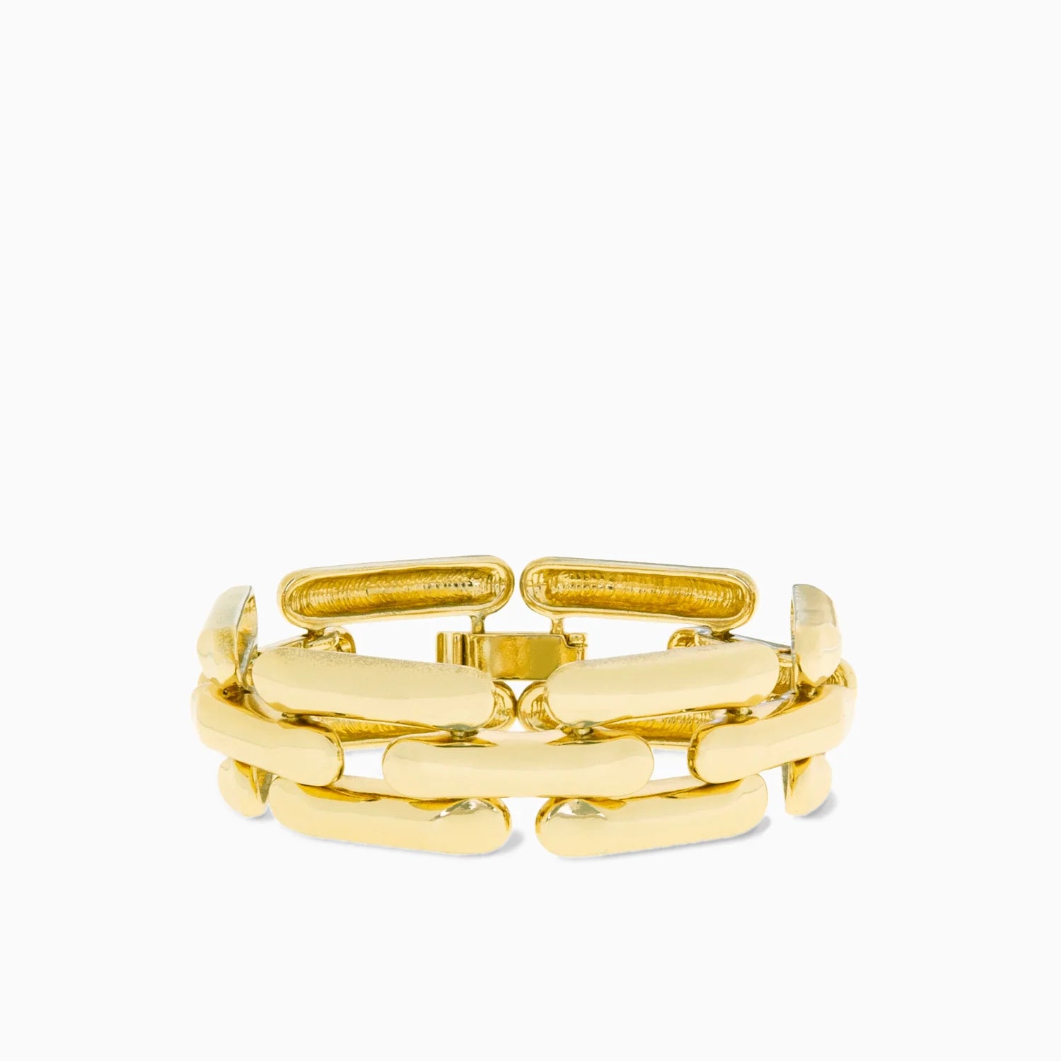 Oversized Panther Link Chain Bracelet - Gold