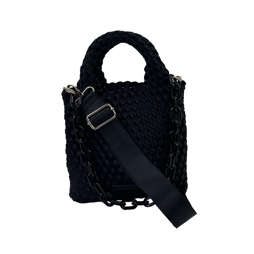 MIA WOVEN SATIN CROSSBODY BAG