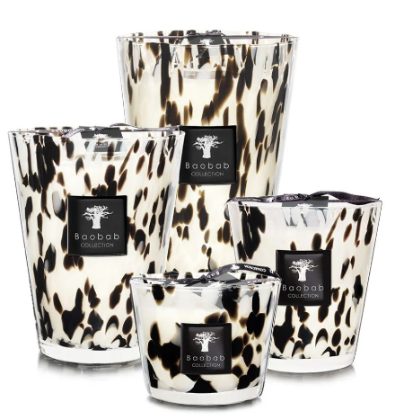 BLACK PEARLS SCENTED CANDLE 16"