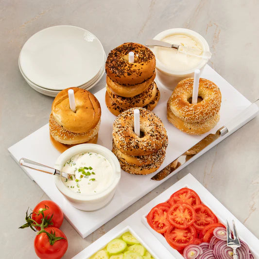 A Dozen Bagels Serving Board