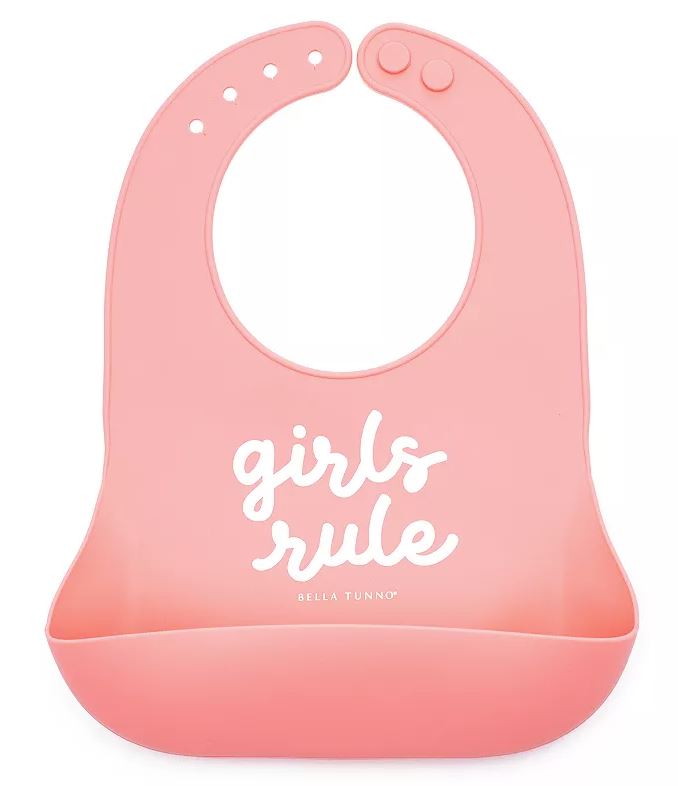 GIRLS RULE WONDER BIB - BLOSSOM