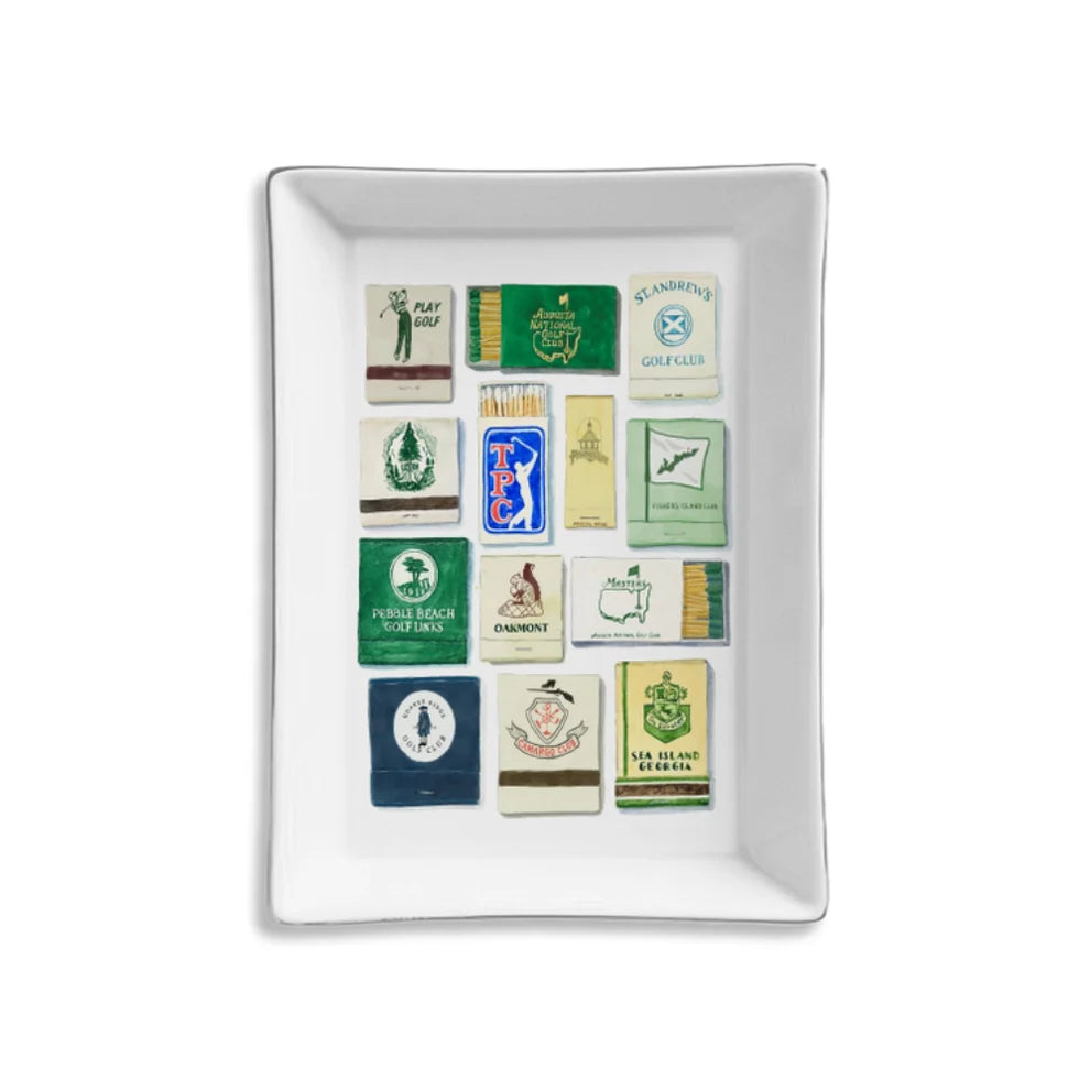 Ceramic Tray Golf Matches